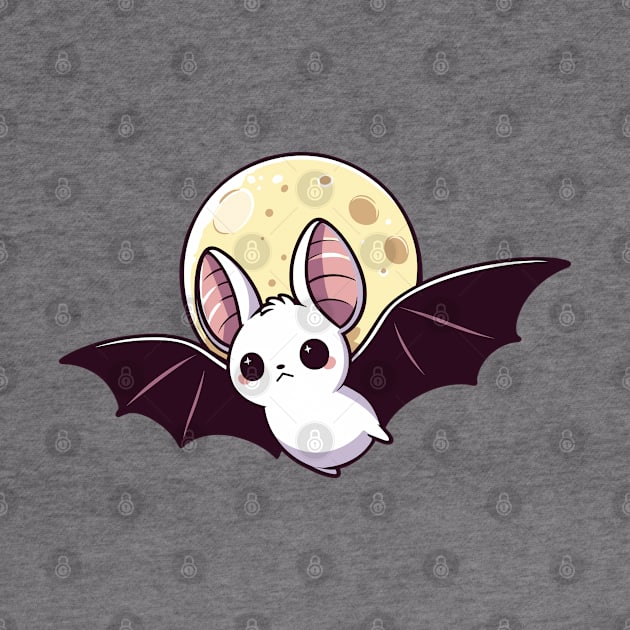 white bat simplified by hunnydoll